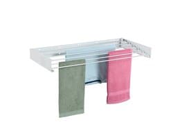wanddroogrek inklapbaar - 15 x 100 x 50 cm - binnen - buiten - wit — afbeelding 1