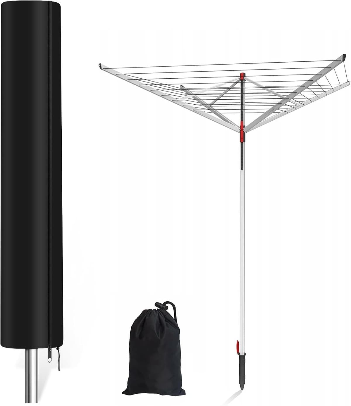 Waterdichte Afdekking voor Wasrek - 180 x 30 x 30 cm - 210D Oxford Stof - Voor Buitengebruik — afbeelding 1