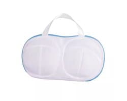 Ondergoedreinigingszak - speciaal ondergoedreinigingsartikel voor de wasmachine - wasnetzak - anti-vervorming wasfijn gaas - 1 verpakking waszakken voor bh's, waszak voor lingerie om delicate was te wassen, beschermer voor bh-wasmachine(blauw)
