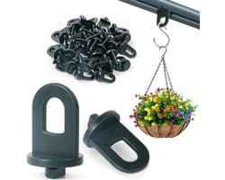 Pack of 30 Greenhouse Clips - Plant Holders - Hanging Arrangements - Climbing Aid Clips - Plastic Greenhouse Accessories - Perfect for Your Greenhouse and Paradise