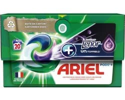 Ariel Original - Touch of Lenor Unstoppables - Wasmiddelcapsules - Pods+ - Witte en Gekleurde Was - 20 Wasbeurten