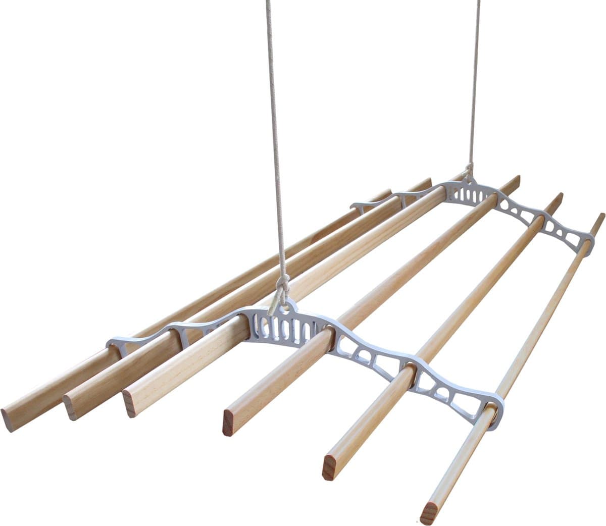 Droogrek Ophangbaar - Plafond Wasrek - Wit - 1.2m — afbeelding 1