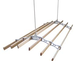 Droogrek Ophangbaar - Plafond Wasrek - Wit - 1.2m — afbeelding 1