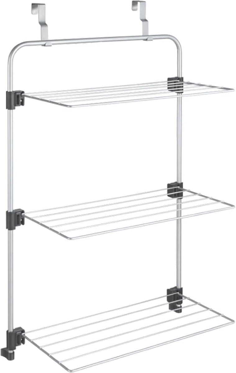 Grijze Gale wasdroger met Epotherm-coating - Over-de-deur - 35 x 58 x 87 cm — afbeelding 1