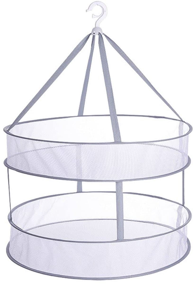 Dailygoods- Kruidendroogrek Opvouwbaar - Hangend Droogrek - Dubbellaags - Lichtgewicht Mesh - Ademend Ontwerp - Duurzaam Materiaal — afbeelding 1