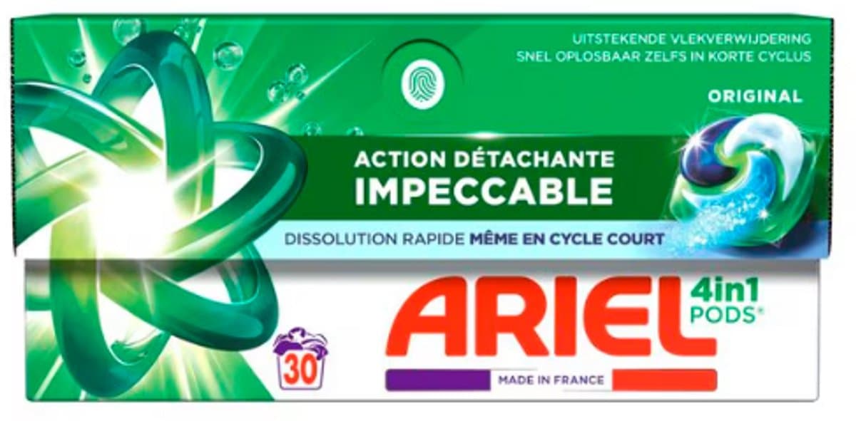 Ariel 4-in-1 pods original wasmiddelcapsules 30 wasbeurten — afbeelding 1
