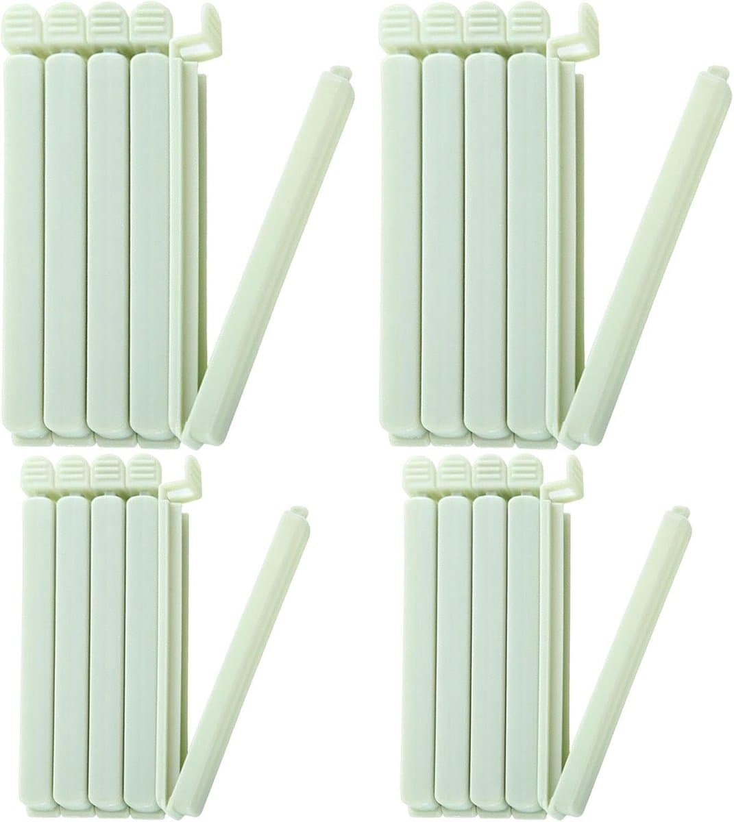 Zak Sluitclips - Voedsel Clips - Keuken Organisatie - Stevig PP Materiaal - 20 Stuks - Groen — afbeelding 1