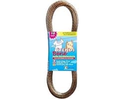 & Parodi, artikelnr. 355, touw/waslijn, van staal, lengte 10 m, dikte koord 2,4 mm, ideaal voor het wassen, bijzonder weerbestendig, reservelijn