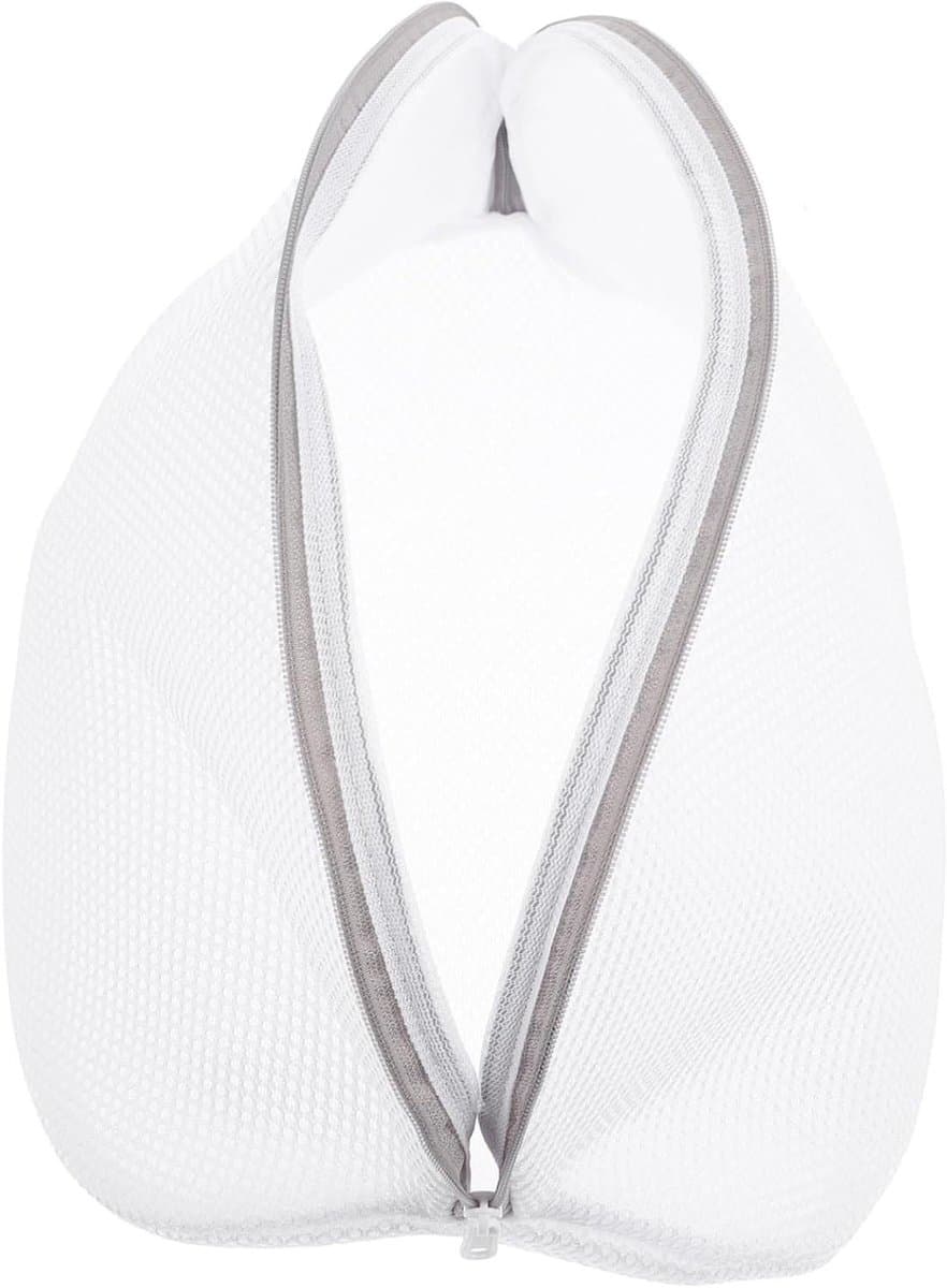 Waszak Set - Mesh Tassen - Kleding Beschermen - Ritssluiting - 42x24x24CM - Wit — afbeelding 1