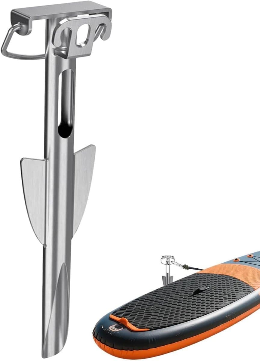 Roestvrijstalen Anker - Wateranker Bootanker - Watersport Stabiliseren - Ontworpen voor Zandstranden - 44 x 12 x 5 cm - Uniek — afbeelding 1