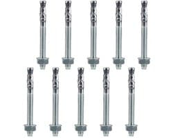 Ankerbouten - Keilbouten pluggen - Zware Lasten Bevestigen - Koolstofstaal - M10 x 90 mm - Verzinkt