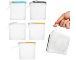 6 stuks opvouwbare kleine waszakken voor fijne was waszak mini-waszak tank herbruikbaar net was outfit machine reizen sandwich