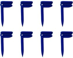 SnelShoppen - 8Pcs Plastic Strandlaken Klemmen - Lichte Decoratieve Wasknijpers - Handdoek Houder Voor Kamperen, Picknicks, Tuin, Buiten - UV-bestendi