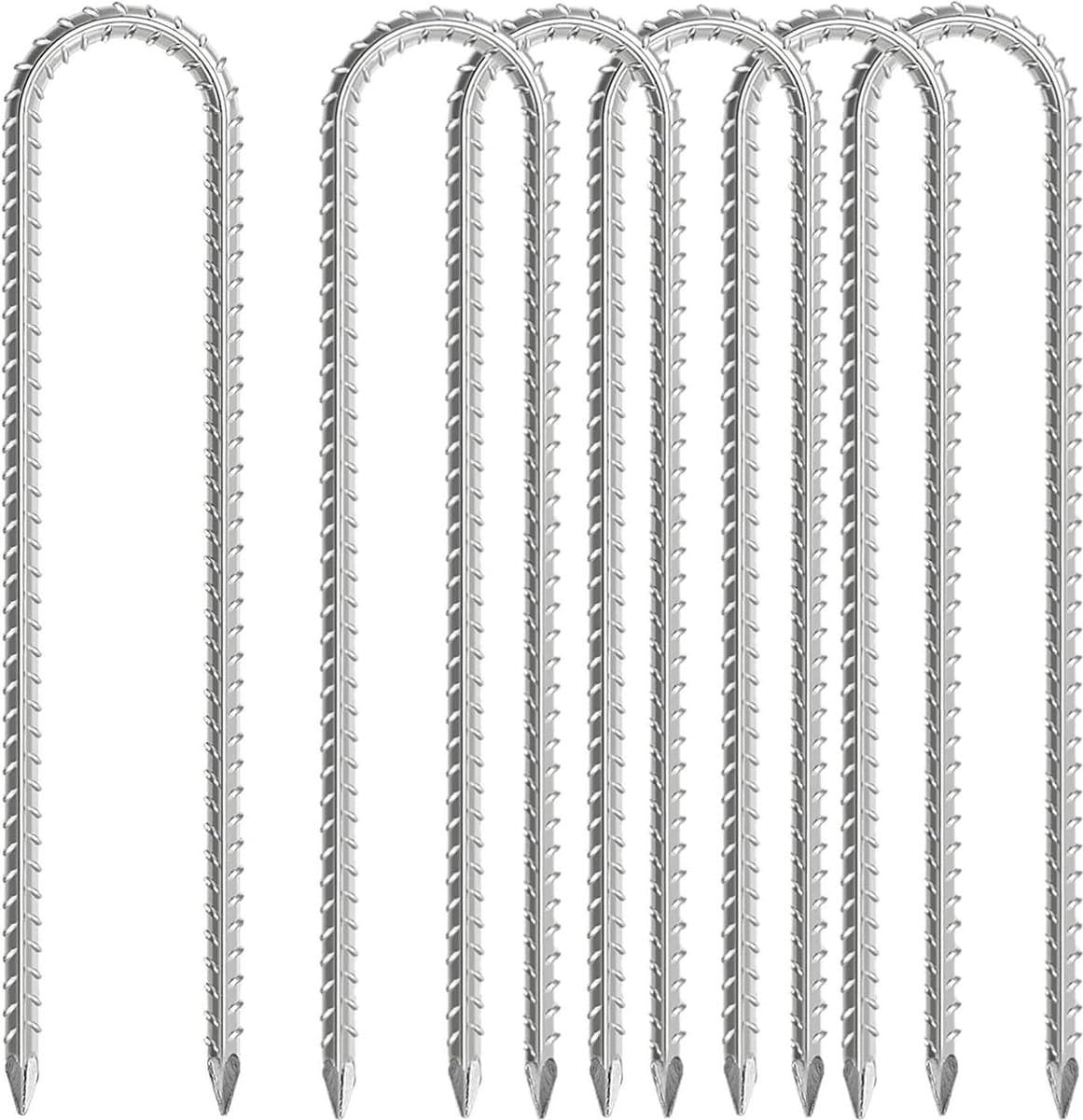 Trampolineharingen 30 cm gegalvaniseerde grondharingen - Campingtentenluifels Schuren Schommel — afbeelding 1