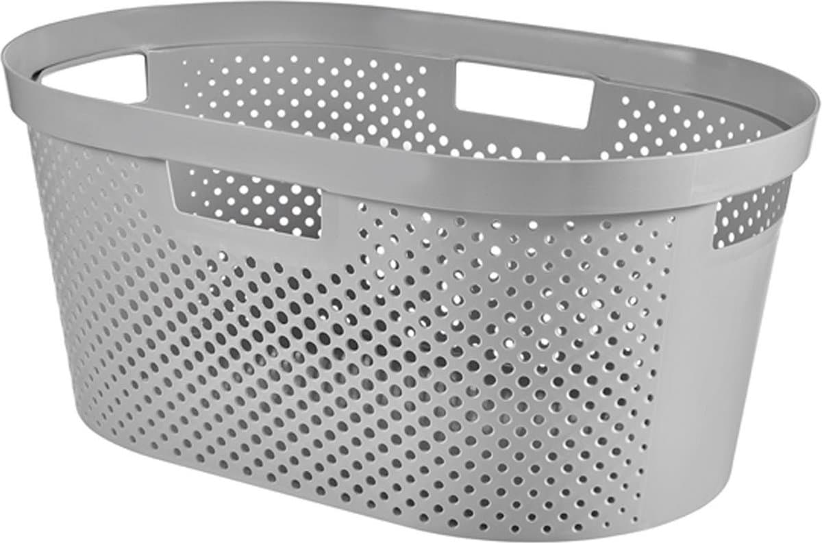 Curver Infinity Recycled Dots - Wasmand - 40L - Grijs — afbeelding 1