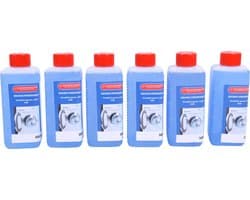 Wasmachinereiniger Strong 500ml - Set van 6 - Anti-Kalk Multireiniger voor Effectieve Onderhoud van Wasmachine - Blauw - Kunststof - Huishouden