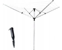 Wasdroger tuin - 260 cm breed - 60 m droogruimte - aluminium constructie