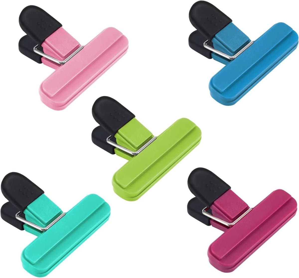 Tas Clips - Keuken Clips - Voedsel Opslag - Stevig Duurzaam Plastic - 5 Stuks - Meerkleurig — afbeelding 1