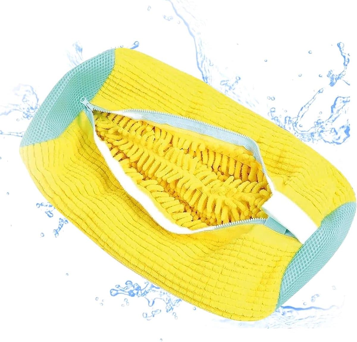 Waszak voor schoenen - Herbruikbare waszak met ritssluiting voor gymschoenen en tennisschoenen, ideaal voor de wasmachine — afbeelding 1