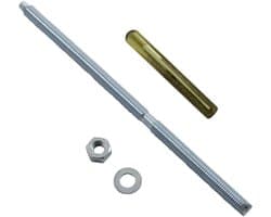 Ankerstang met patroon - Bevestigingsanker metaal - Zwaar bevestigen - Composiet ankerpatroon - M8 x 190mm - Verzinkt