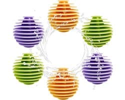 Reusable Drying Balls Anti-static, 6 Pieces Laundry Stirring Balls Non-Toxic Washing Balls Tangle Free for Washing Machine, Softens Fabrics, Prevents Tangles, Improves Cleaning(Large)