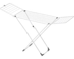 Inklapbaar Droogrek - 50 x 182 x 102,5 cm met 17 Stangen - Binnen en Buiten Gebruik - Ruimtebesparend en Lichtgewicht
