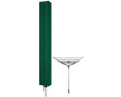 Droogmolen Hoes - 165 x 16 x 16 cm - Beschermhoes Universeel - Oxford-stof - Heavy Duty Roterende Waslijn Afdekking - Met rits en trekkoord - Waterdicht - Stofdicht - Winddicht - UV-bestendig - Voor Tuin, Binnenplaats, Buiten en op de Camping - Groen — afbeelding 1
