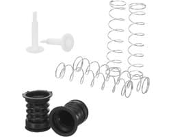 Wasmachine Afvoer Reparatie - Afvoerstop Kit - Lekkage Voorkomen - Veer en Rubber - 2 Sets - Diverse kleuren
