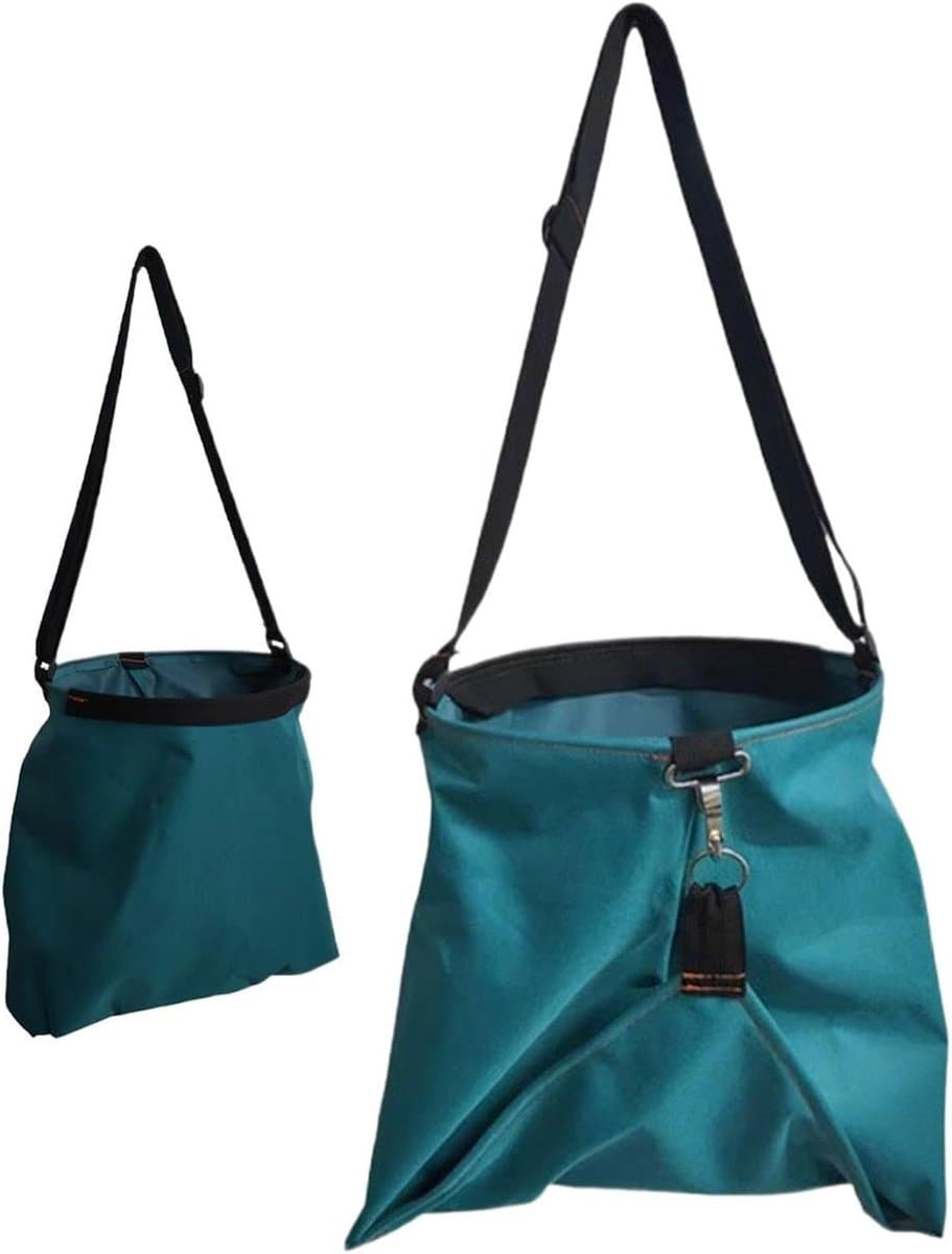Oogstschort - Plukzak - Fruit Plukken - Verstelbare Tas - 40 x 38 cm - Groen — afbeelding 1