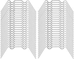 BRENZOOS- Kasclips Set van 50 - Robuuste Bevestigingsclips - Voor Serrebedekking - Antislip Grip - Weerbestendig - Ideaal voor Tuinbouw - Kasbevestigingsclips
