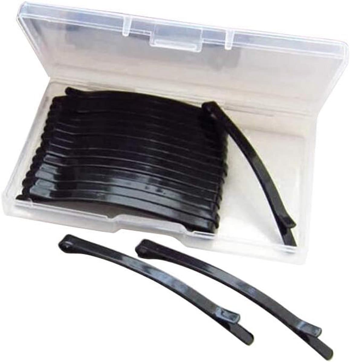 Haarspelden Kapper - Haarclips Vlechten - Haar Styling - Professioneel Gebruik - 65 cm - Zwart — afbeelding 1
