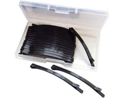 Haarspelden Kapper - Haarclips Vlechten - Haar Styling - Professioneel Gebruik - 65 cm - Zwart
