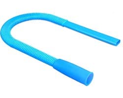 Slang - Stofzuigerslang - Kunststof - Universeel - Ventilatiepijp van de stofzuiger - Compatibel met de meeste stofzuigers - Geschikt voor het reinigen van de uitlaatopeningen van wasdrogers - 80cm - Blauw