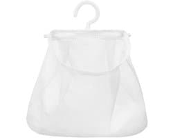 NTH products- Waszak - Ademend Mesh - Hangende Waszak met Haak - Opvouwbaar - Grote Capaciteit - 3 Ladingen - Ruimtebesparend - Wasmand