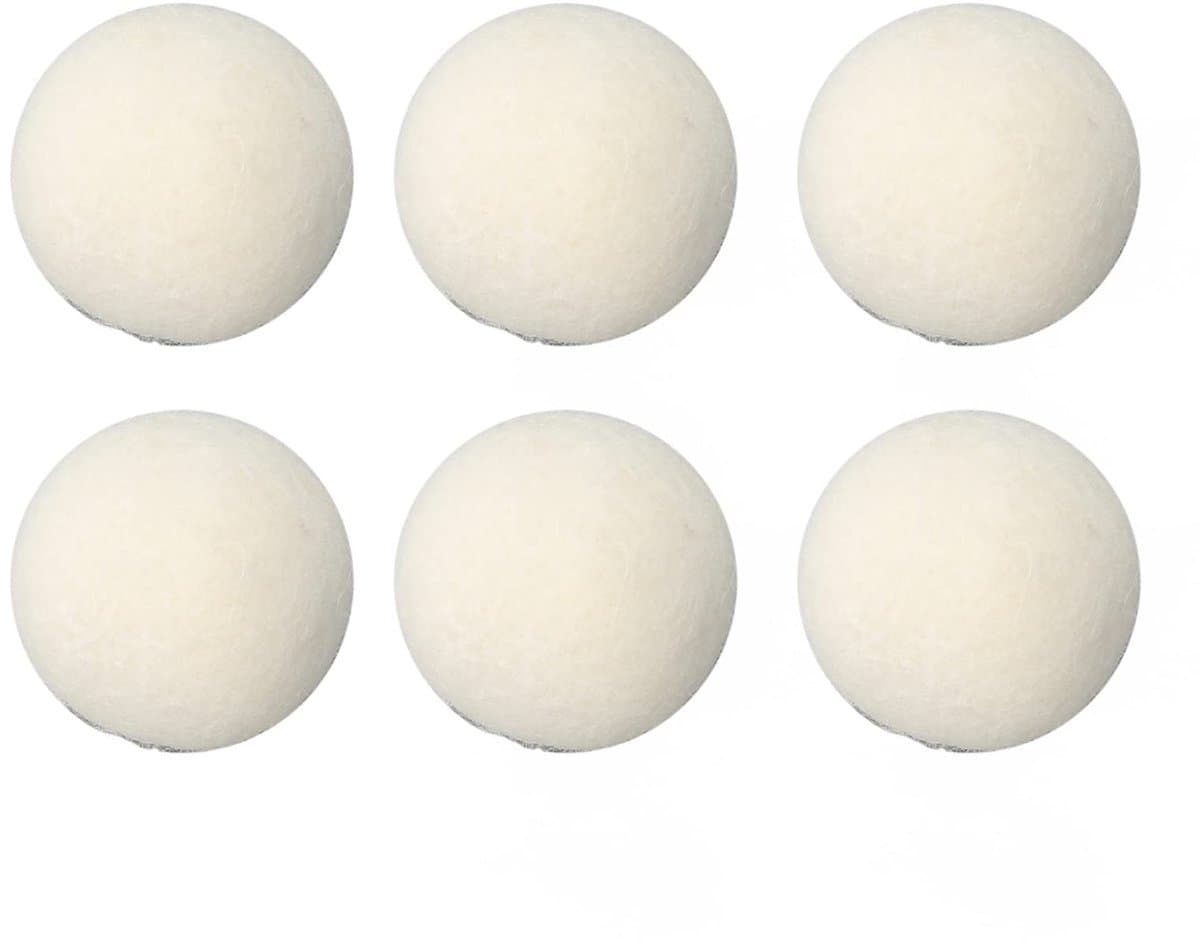 By shayne - Wol Drogen Ballen - Wasdroger Kleding - Milieuvriendelijk - 6 Stuks - Statische Verwijdering - 5 cm - Voor Kleding — afbeelding 1