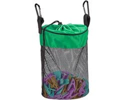 Opbergtas Wasknijpers - Klemhouder Organizer - Wassen Buiten - Mesh Ventilatie - 30 x 20 cm - Groen