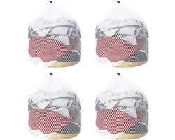 Waszak - Toilettas - Waszakken Voor Wasgoed - Waszak met trekkoord - Zak met trekkoord en grof gaas - Speciaal voor wasmachines - Netzak met trekkoord - Vormvast - 30*40cm