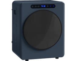 HOMCOM Wasdroger-Roestvrij staal, Staal-49L x 43B x 61H cm-Blauw