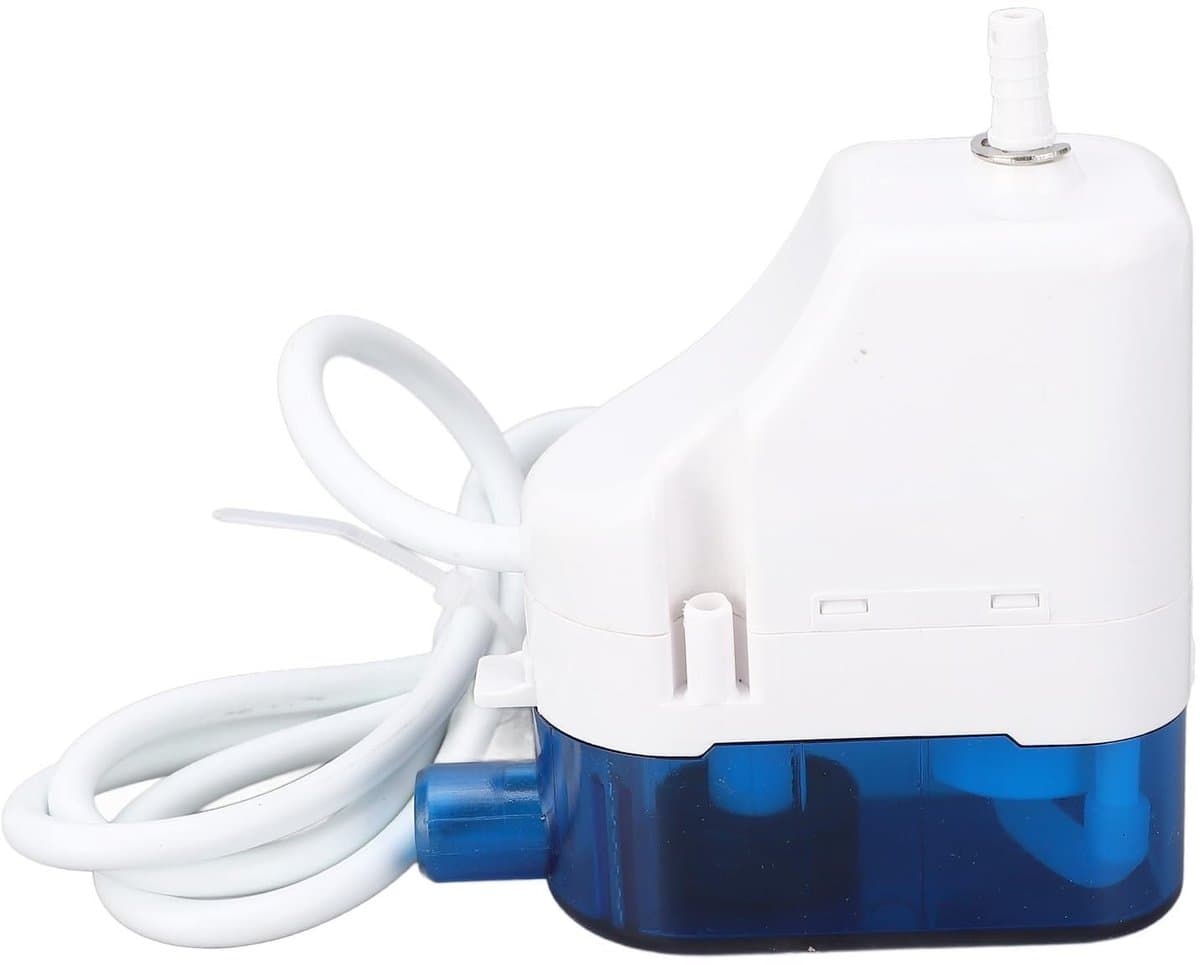Dailygoods- Afvoerpomp Automatisch - Stille Werking - Lichtgewicht - Voor Wandgemonteerde Units - 0,07 Liter Watertank - Schokabsorberend - Condenspomp — afbeelding 1