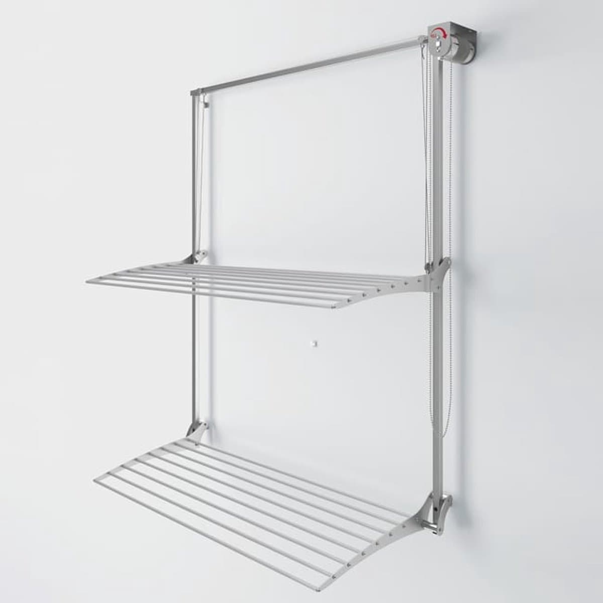 Foxydry Wall Plus 128 cm wanddroogrek -bediening rechts- 128 x 52 x 137 cm — afbeelding 1
