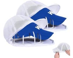 2 stuks - waszak voor baseballpetten - alleen voor de wasmachine - anti-vervormingswaszak - waszak voor huishoudelijke petten - 34 cm x 25 cm