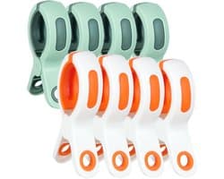 Strandlakenclip voor strandstoel - Handdoekhouder voor strandstoel - Goed formaat voor zwembadstoel - Stevige plastic strandstoelclip - om te voorkomen dat de handdoek door de wind wegwaait - Zwaar en helder
