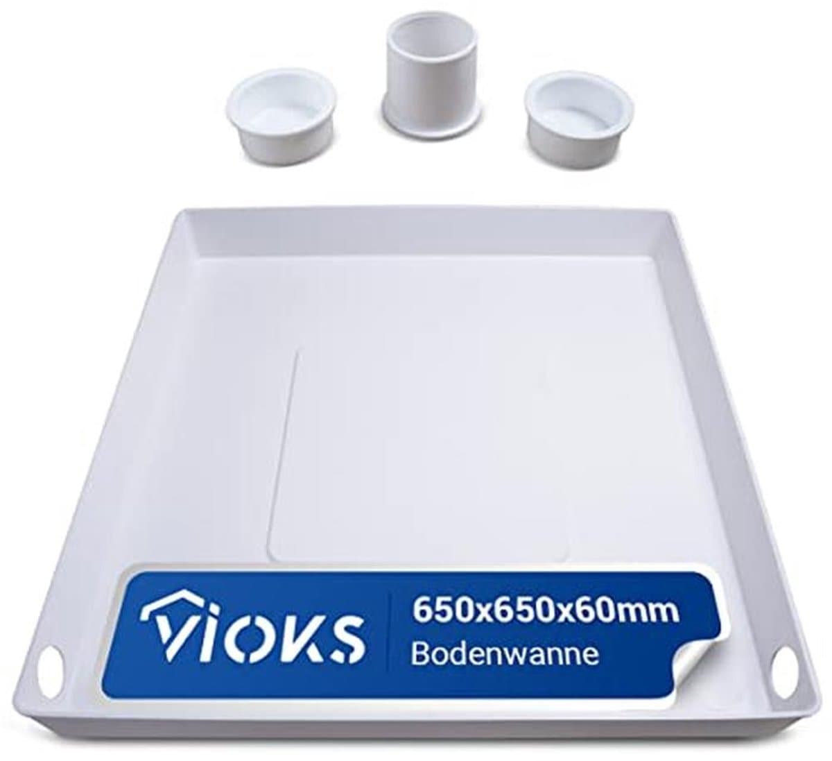 Opvangbak kunststof 65x65x6cm voor wasmachines - Wateropvang en Afvoer — afbeelding 1