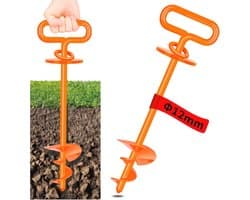 Grondanker voor honden - Stevige hondenanker tot 220 lbs voor tuin, strand en gazon