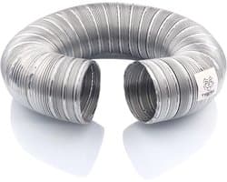 Flexibele Aluminium Afvoerslang 70mm - Uitschuifbaar 1,2m voor Afzuigkap, Fornuis en Ventilatie