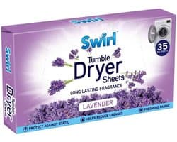 Droogtrommelvellen Lavendel - 35 Stuks voor Fris Textiel