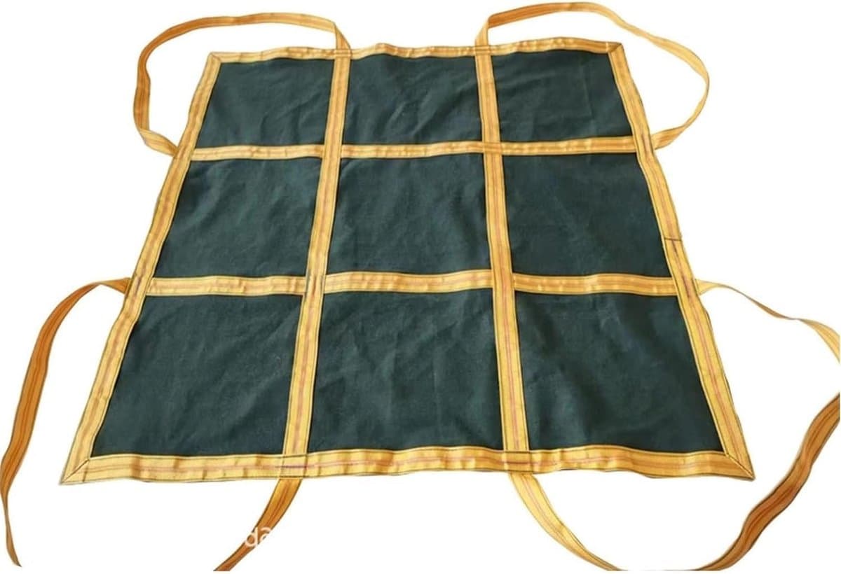 Canvas Pallet Zakken - Hijsnetten Kraan - Zwaar Vracht Hijsen - Slijtvast Nylon Materiaal - 1m X 1m - Naturel — afbeelding 1