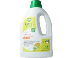 Planet Pure Wasmiddel vloeibaar gekleurde was orange 1480 Milliliter