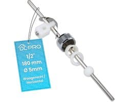 Excentrische Stang Ø5mm 180mm voor Wastafel Afvoerplug - Trekstang voor Ventiel
