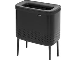 Brabantia Bo Wasmand - met Deksel - 60 l - Matt Black